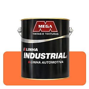 Mega Esmalte Automotivo  Laranja 0,900ml Sintético Solvente