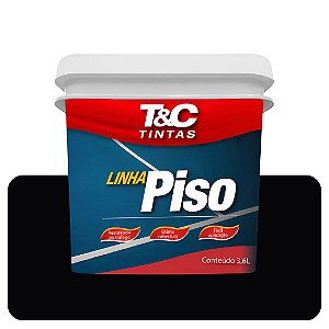 Tinta Piso Preto T&C 3,6L Mega