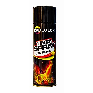 Radcolor Spray Uso Geral Preto Semi Brilho 240G