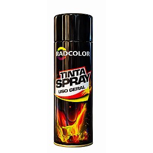 Radcolor Spray Uso Geral Preto Brilhante 240G