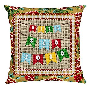 Capa De Almofada Festa Junina 312 43x43cm Belchior