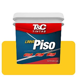 Tinta Piso Amarelo Segurança T&C  3,6L Mega