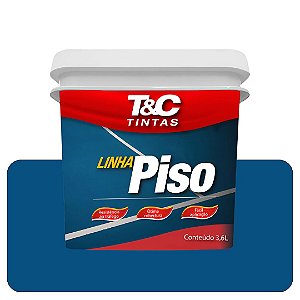 Tinta Piso Azul Segurança T&C 3,6L Mega