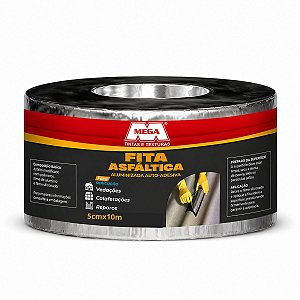 Manta Asfáltica Aluminizada 5x10M Mega