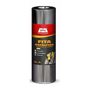 Manta Asfáltica Aluminizada 45x10M Mega