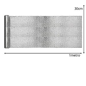 Manta Asfáltica Aluminizada 30cm x 1Metro