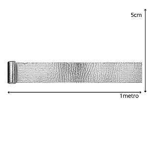 Manta Asfáltica Aluminizada 5cm x 1Metro