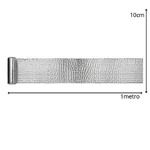 Manta Asfáltica Aluminizada 10cmx 1Metro