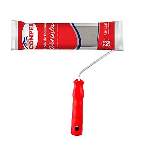 Rolo 23cm Espuma Cinza 0.1023 C/Garfo Compel