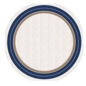 Toalha de Mesa Redonda Tradicional Acqua Vime 180cm 199083