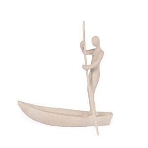 Escultura Navegante Em Poliresina P 22804 26x10x24cm Mart