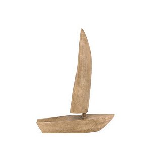 Escultura Barco Em Poliresina 22814 25,5x18,5x8cm Mart