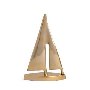 Escultura Barco Em Metal 22002 32,5x21,5x7,5cm Mart