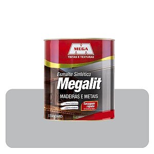 Esmalte Megalit Cinza Medio 0,225ml Sintético Solvente Mega