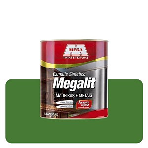 Esmalte Megalit Verde Folha Brilhante 0,225ml Solvente Mega