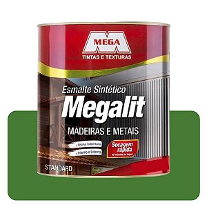 Esmalte Megalit Verde Folha Brilhante 3,6L Solvente Mega
