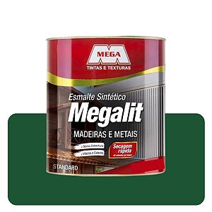 Esmalte Megalit Verde Colonial Brilhante 0,900ml Solvente Mega
