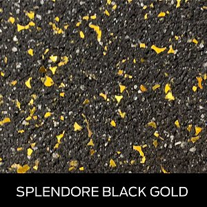 Papel De Parede Liquido Black Gold