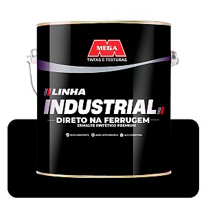 Mega Direto na Ferrugem Preto Fosco 3,6L Esmalte Sintético