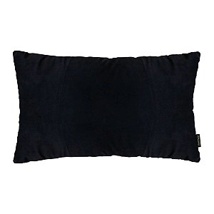 Capa De Almofada Baguete Preto Premium 337081 48x28cm Belchior