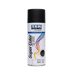 Spray Uso Geral Preto Fosco 350ml Tekbond