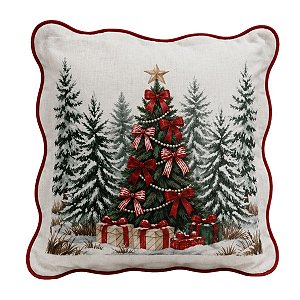 Almofada Natalina Holiday Bows Arvore 43cm 445639