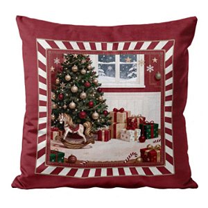 Almofada Natalina Circo Noel Ceia 43cm 445633