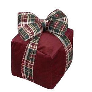 Almofada Natalina Exuberancia Presente Vermelho 17x20cm 445616