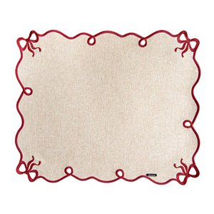 Lugar Americano Natalino  Holiday Bows 44,5x38,5cm 571005
