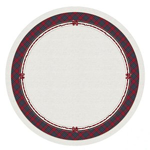 Toalha De Mesa Natalina Redonda 180cm Diametro Exuberancia 197101