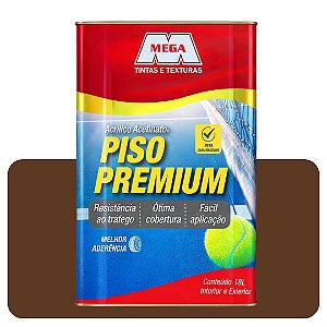 Tinta Piso Marrom Acetinado 18L Mega