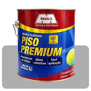 Tinta Piso Cinza Acetinado  3,6L Mega
