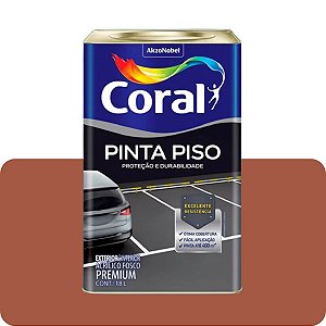 Tinta Piso Ceramica 18L Coral