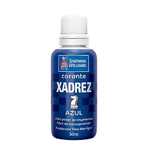 Corante Líquido Azul Bisnaga 50ml Xadrez