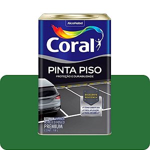 Tinta Piso Verde 18L Coral