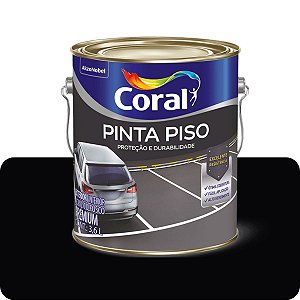 Tinta Piso Preto 3,6L Coral