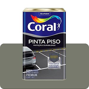 Tinta Piso Cinza Escuro 18L Coral