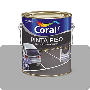 Tinta Piso  Cinza Médio  3,6L Coral