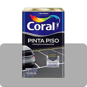 Tinta Piso  Cinza Médio 18L Coral