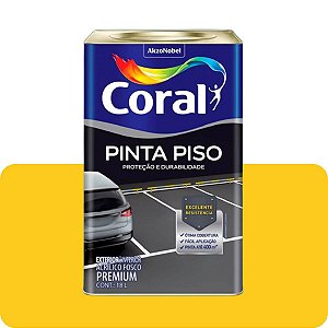 Tinta Piso Amarelo 18L Coral