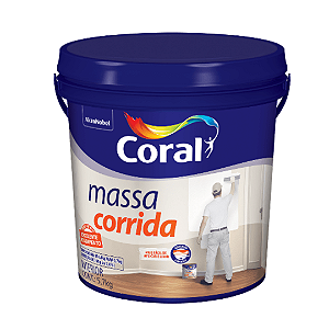 Massa Corrida 20kg Coral