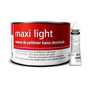 Massa Poliester 400G Maxi Rubber