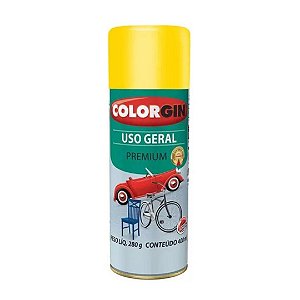 Spray  Amarelo Uso Geral Colorgin 55081