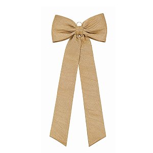 Laço de Veludo Dourado Perna Gigante 173cm 1Unid 3124037