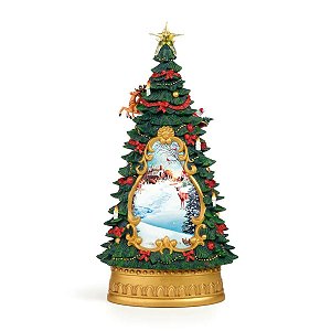 Cenario P/ Vila Natalina Globo De Agua Arvove C/Luz Som Mov 35cm 3AA 1068225