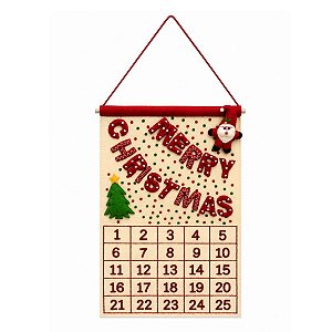 Calendario Natalino Do Advento 76cm C/1Un 1088834