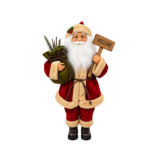 Boneco Natalino Papai Noel Decorativo 29x16cm 1UN 1096914M
