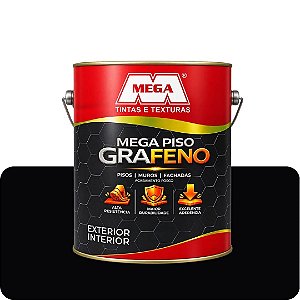 Tinta Piso Preto Grafeno 3,6L Mega