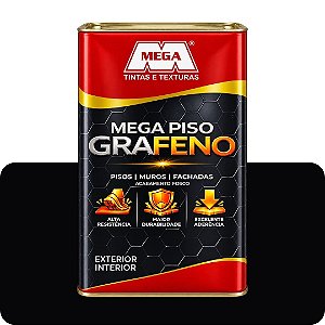 Tinta Piso Preto Grafeno 18L Mega