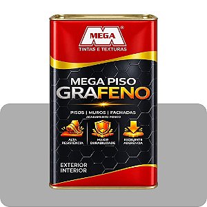Tinta Piso Cinza 18L Grafeno Mega